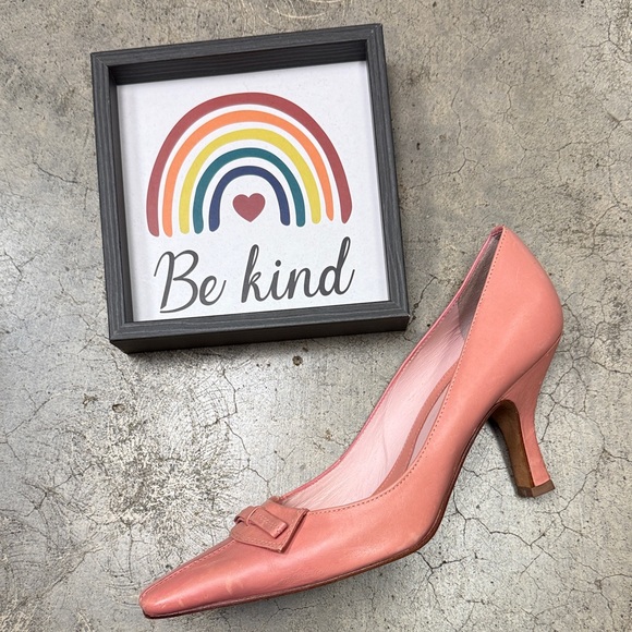 Arturo Chiang Coral Pink Heels - Picture 1 of 7
